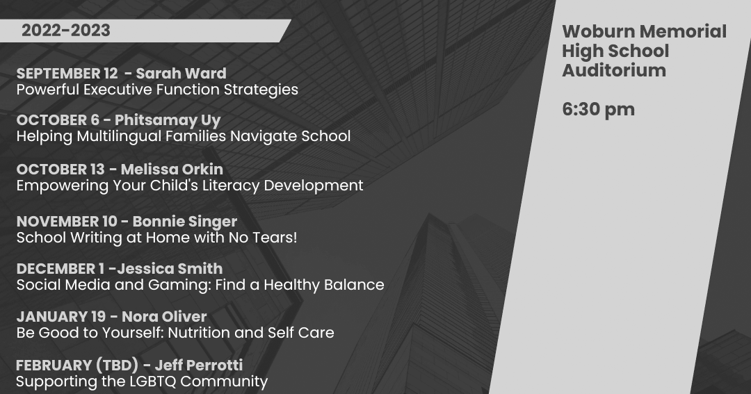 Woburn Public Schools Invites Caregivers to 2022 23 Student Success Woburn Public Schools Invites Caregivers to 2022 23 Student Success