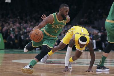 Kemba Beats Lebron For 1st Time Celtics Top La Celtics