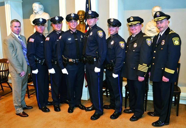 Woburn has five new police officers