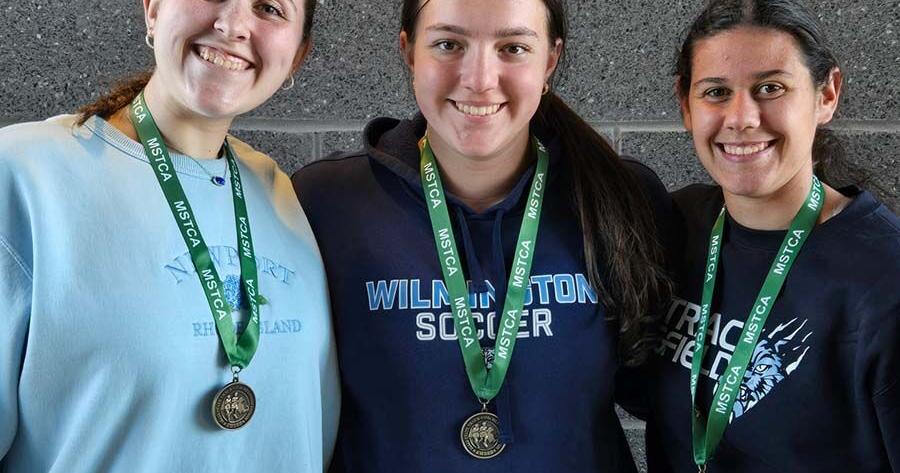 Track and Field: Shot put trio wins state crown — Victory improves girls to 2-1 in dual meets