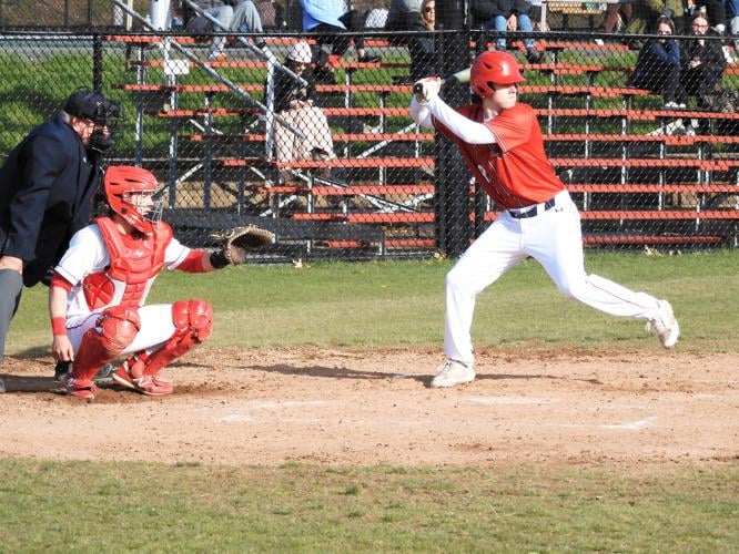 Catcher Throws To Second with Runner Trying Steal Editorial Stock