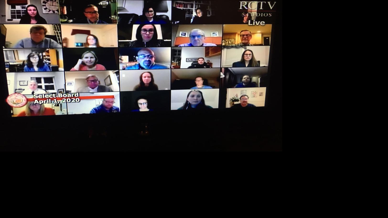 Select Board goes virtual in first fully-remote meeting