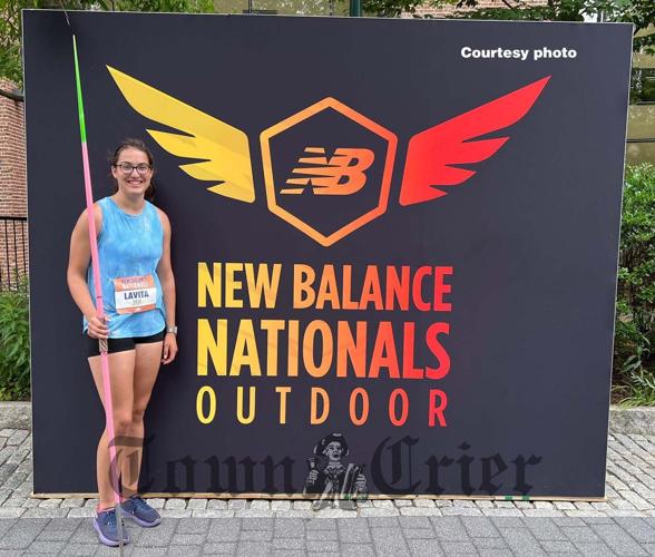 Sarah LaVita competed in the High School National Track-and-Field Meet