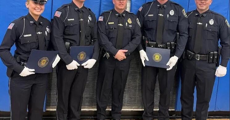 Burlington Police Dept. welcomes 4 new officers from Police Academy ...