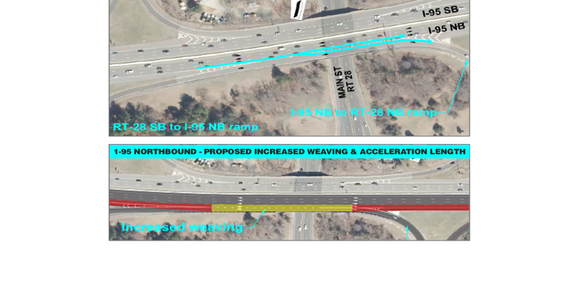 MassDOT unveils Rt. 128 widening plan to alleviate I-93 cloverleaf ...