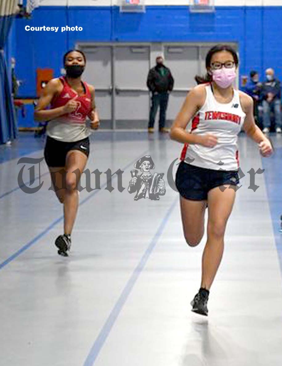 Kimsan Nguyen in action for the TMHS Girls Track team