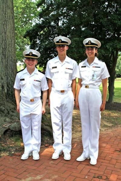 three 2013 rmhs grads are first year midshipmen at the u s naval