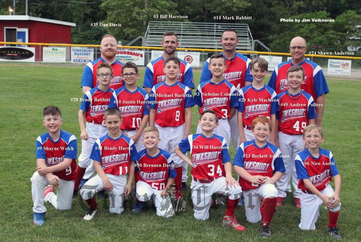 Tewksbury Youth Baseball All Star Teams Stay Alive Sports