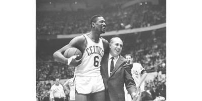 Bill Russell is the only player in NBA history that has his jersey