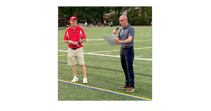 Reading renames turf field after legendary lacrosse coach Charlie Hardy