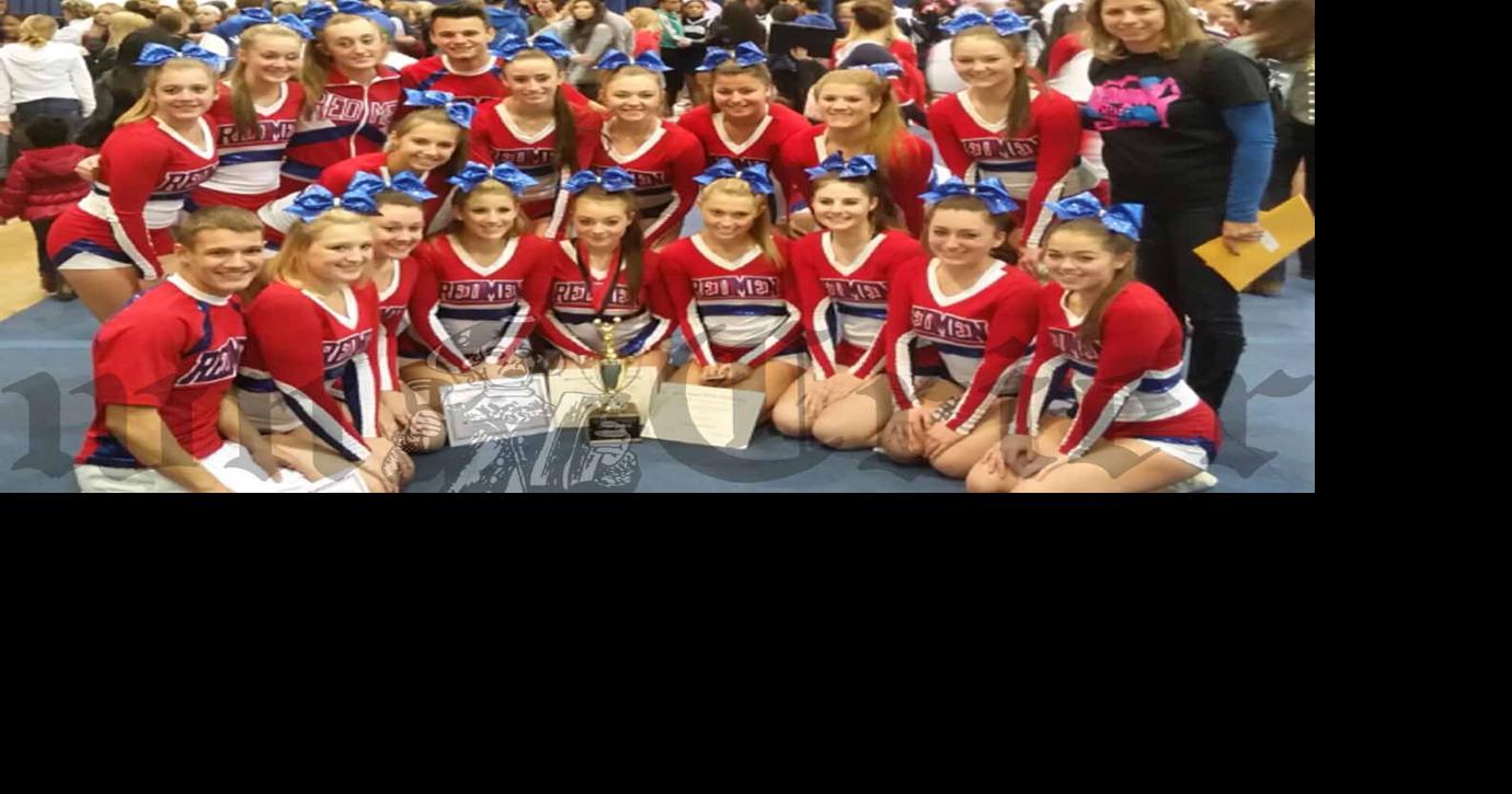 CoEd Cheer team brings home MVC Banner Sports