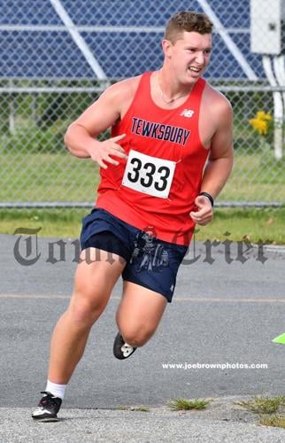 Tewksbury High’s Kyle Adams in a 5K race