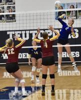 Teutopolis spikers battle back rally by Movin' Maroons