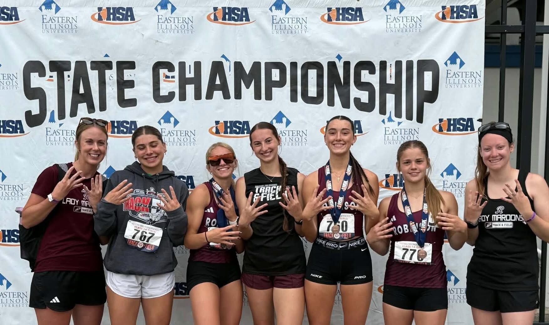 Lady Maroons Track & Field finish 8th in state, McDowell a state ...