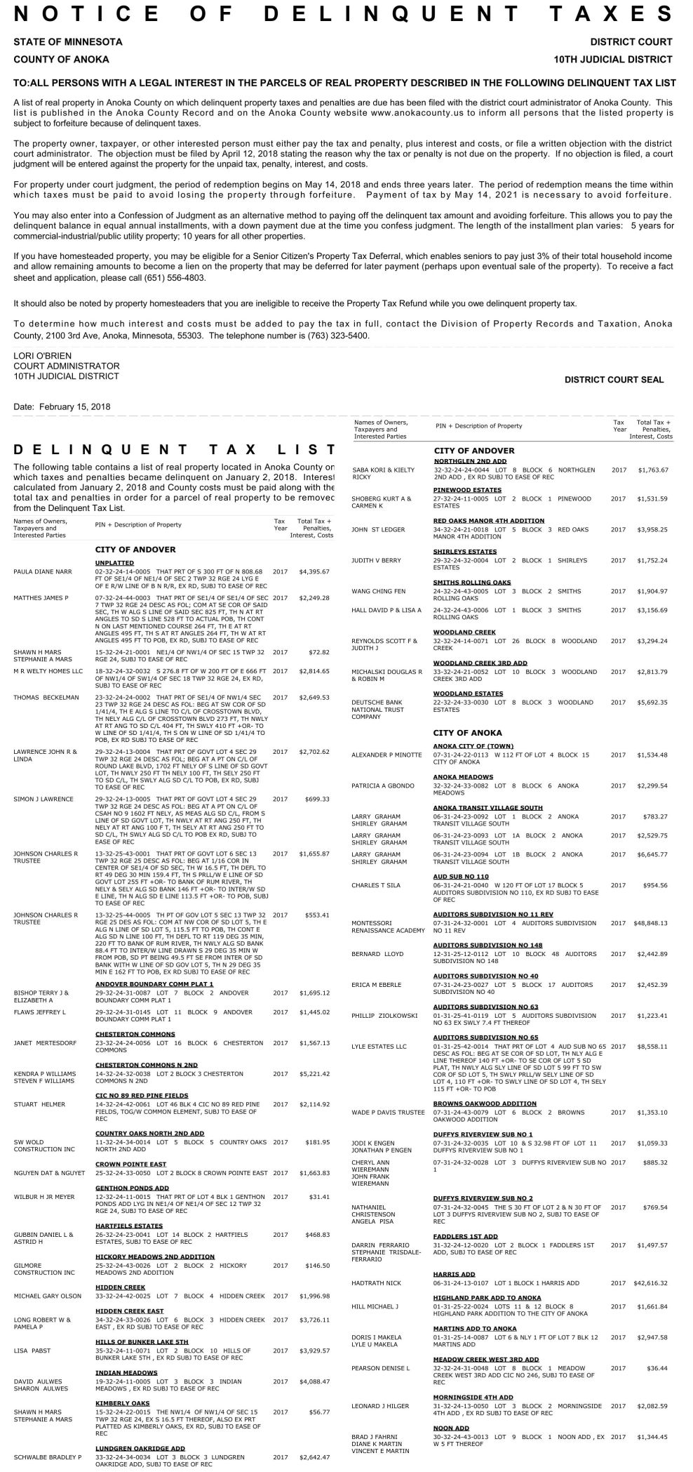 2017-delinquent-taxes-2nd-series-1-financial-statements