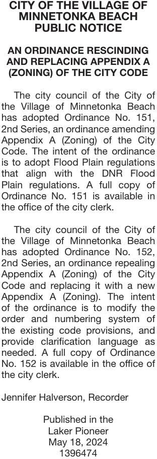 Ord. No. 151 Zoning Flood Plain | Ordinances | hometownsource.com