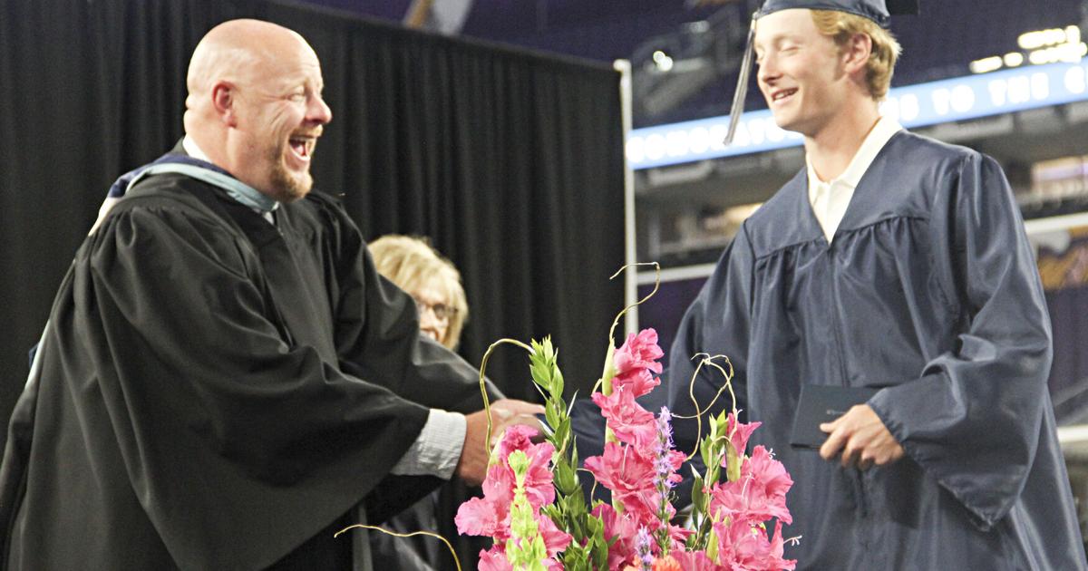 Champlin Park seniors walk the graduation stage