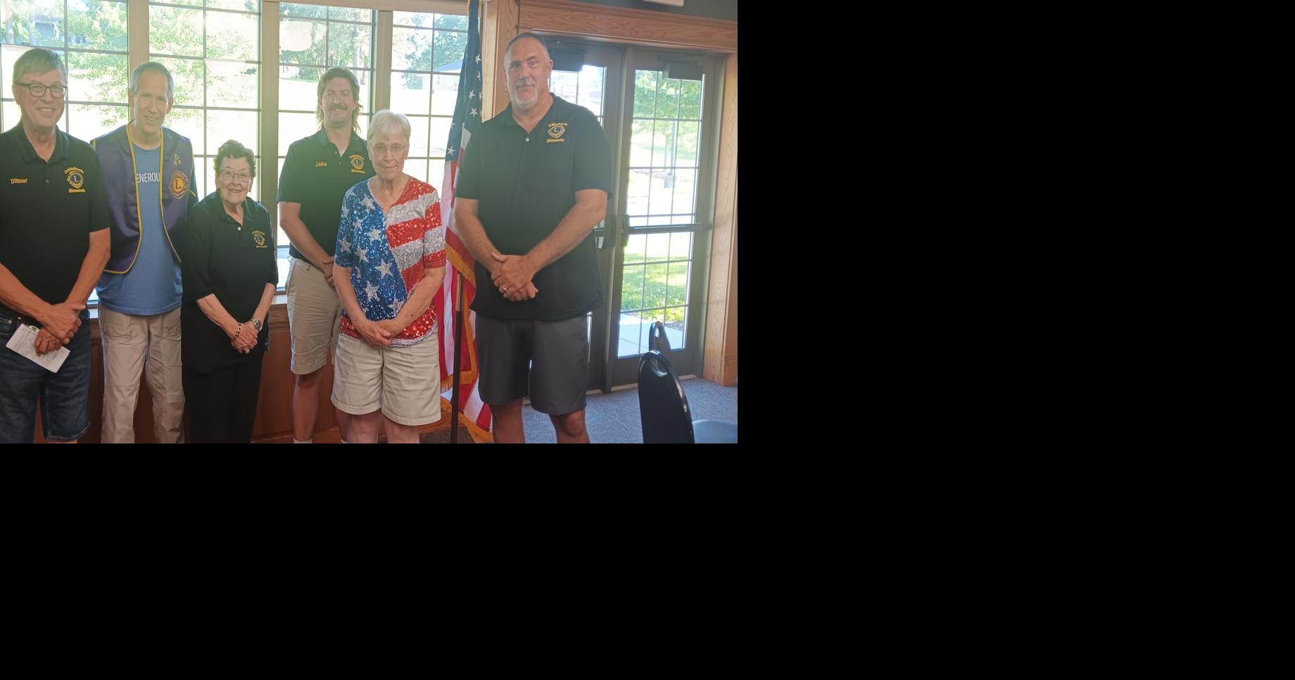Caledonia Lions install new officers