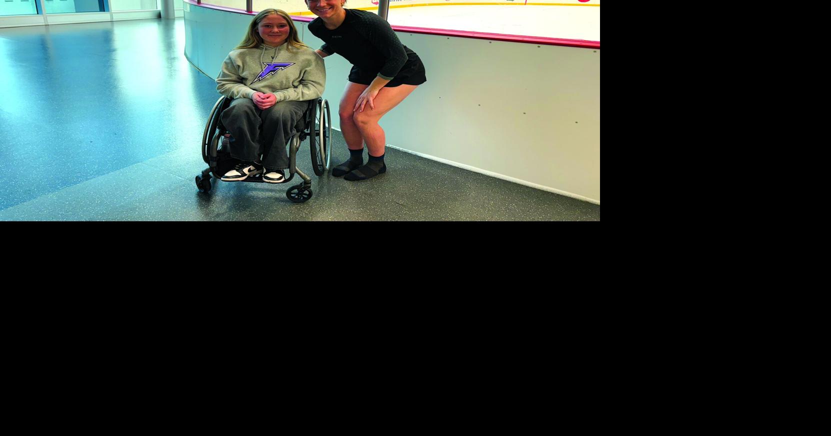 Coon Rapids' O'Groske meets hockey inspiration
