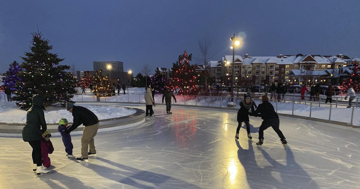 Tree Lighting Dedication Success At Central Park Ice Skating Loop