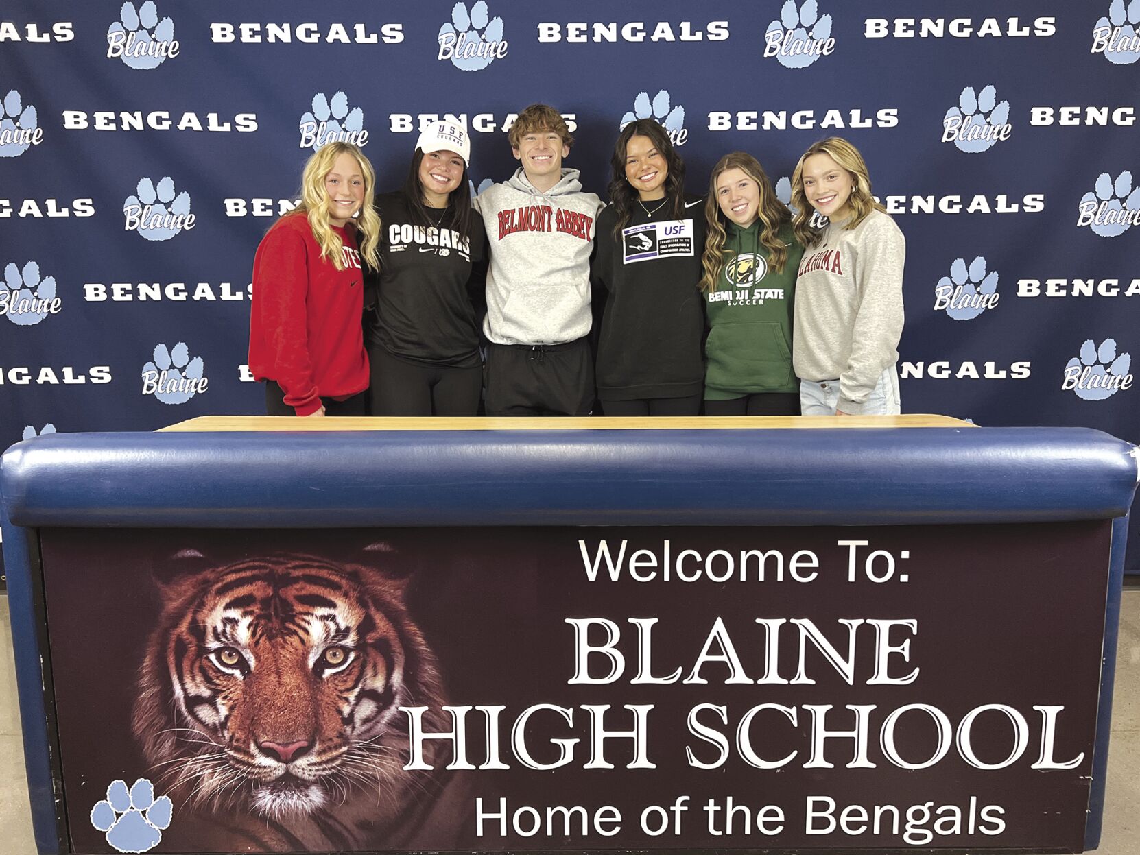 Six Blaine athletes take part in Signing Day