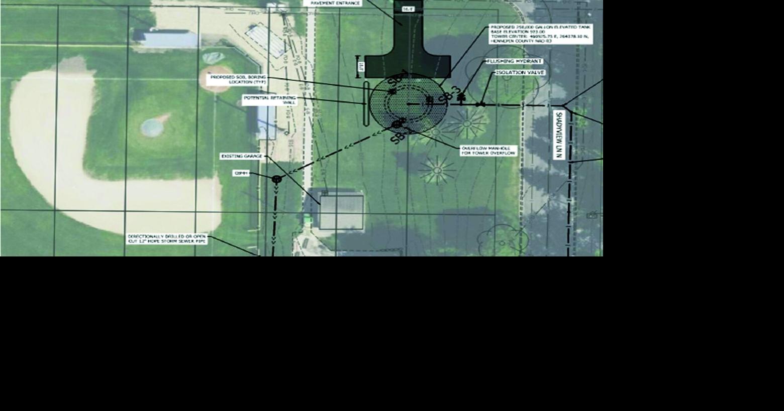 It's back to McNeil Park for Dayton's proposed water tower