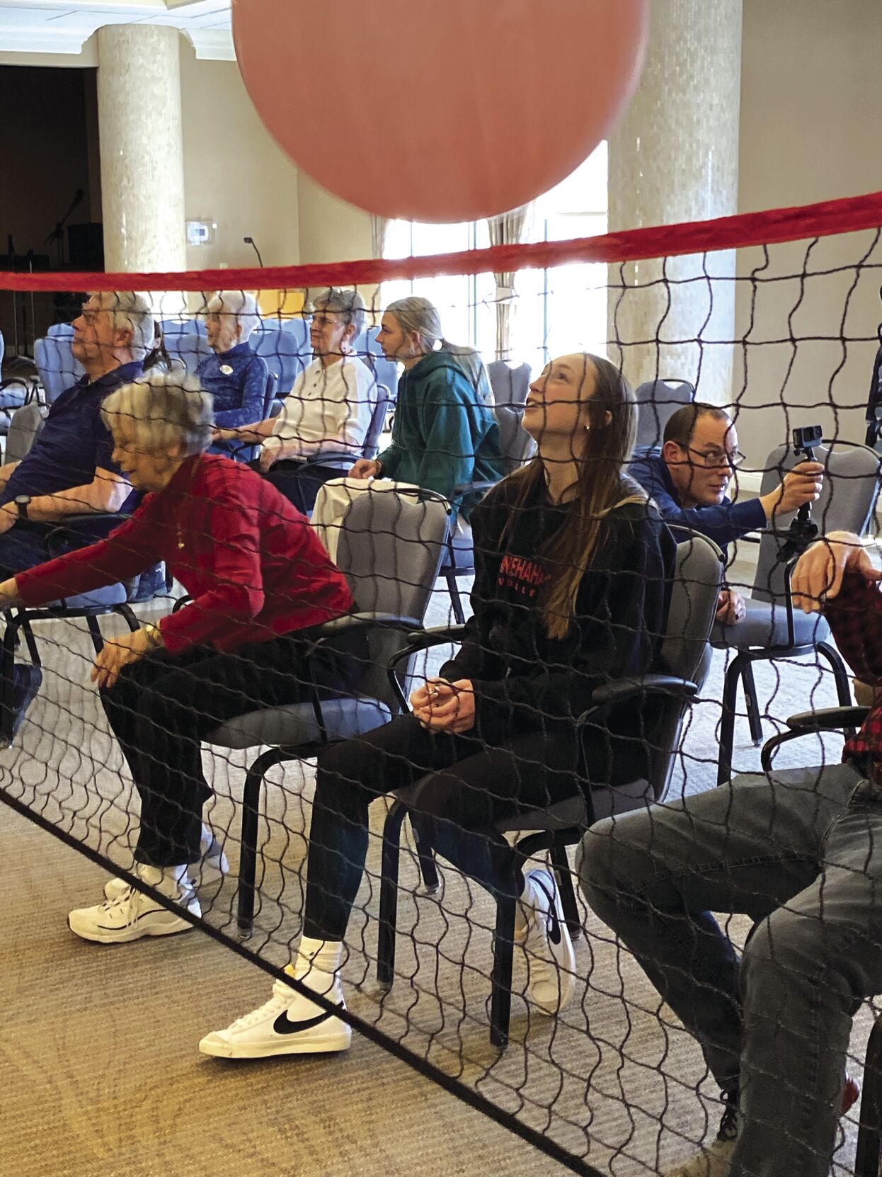 Generations team up for volleyball at Covenant Living