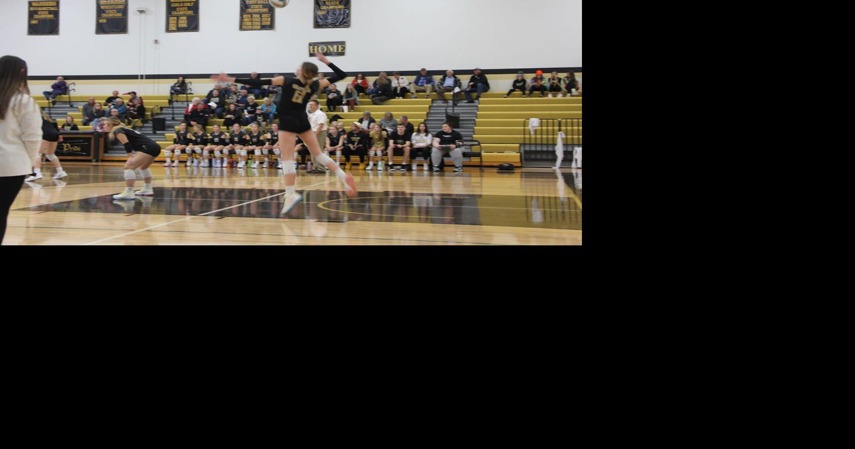 Caledonia volleyball moves on to quarterfinals of section tournament