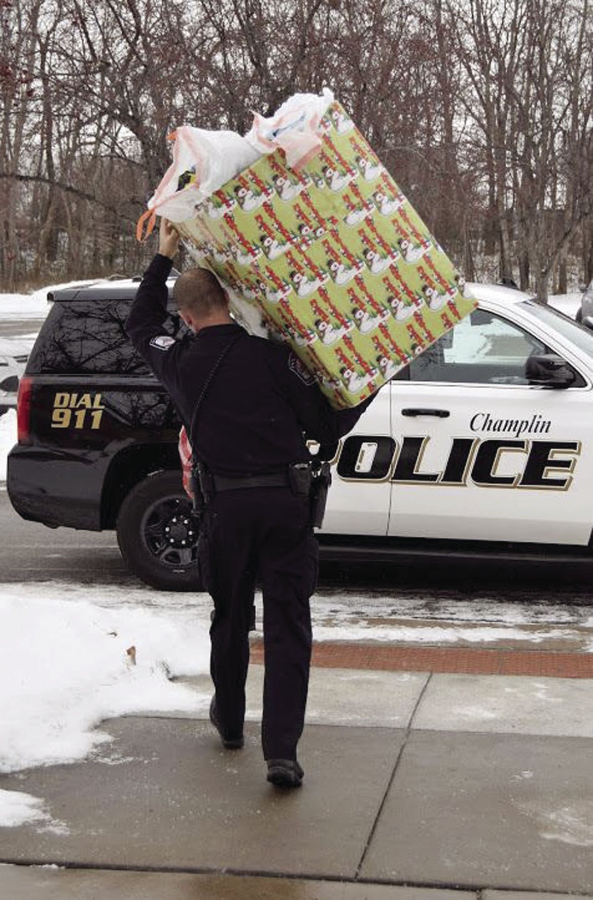 Champlin Police Drop Off Toys For Tots Hometownsource Com Champlin Police Drop Off Toys For Tots