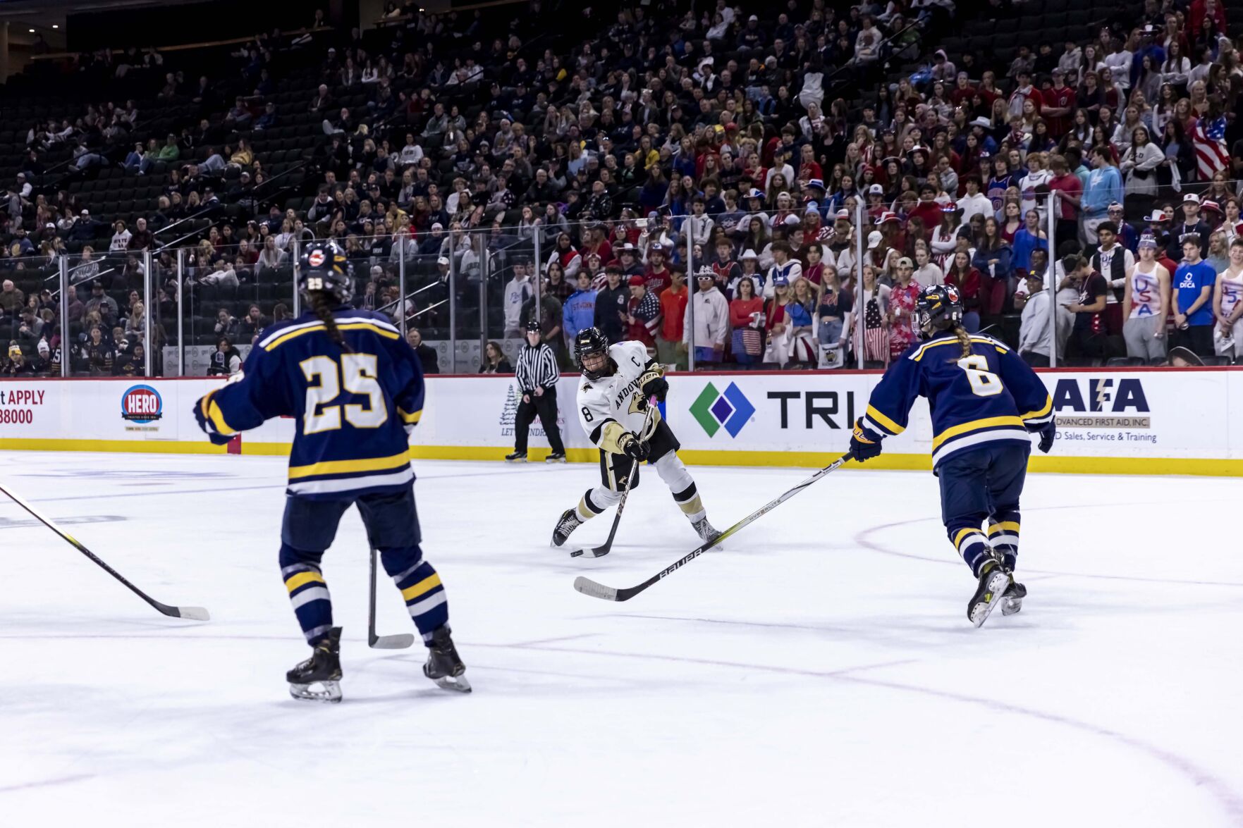 Andover’s Impressive Run: 4th Place Finish with Dominant 6-0 Shutout at State Hockey Tournament