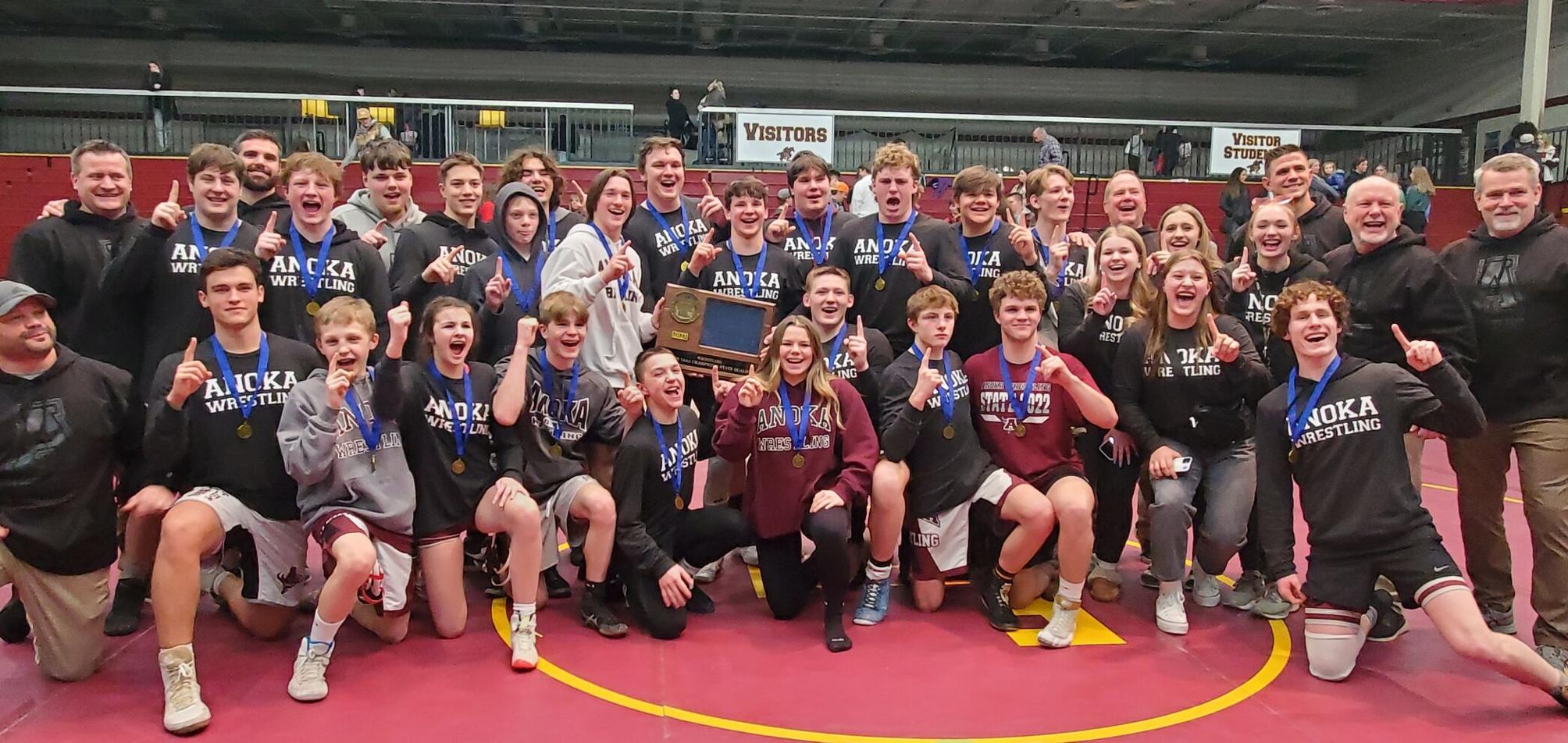 Wrestling: Rare underdogs, repeat champs - Anoka heads back to state ...