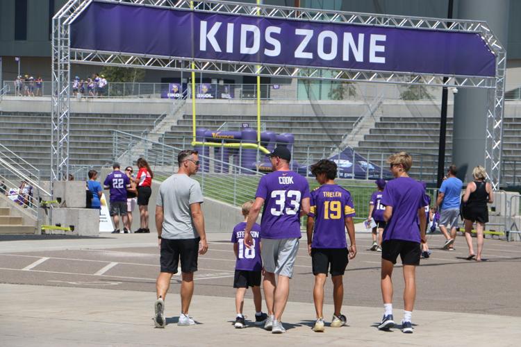 Kids Zone offers interactive football, sports stations