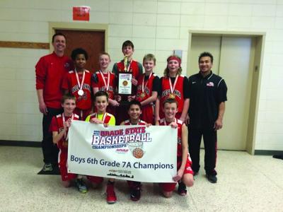 Sixth Grade Boys Team Wins Division At Myas Grade State Basketball