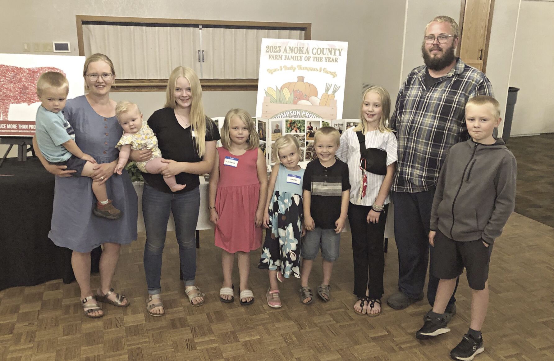 Nowthen family chosen Anoka County Farm Family of the Year Nowthen