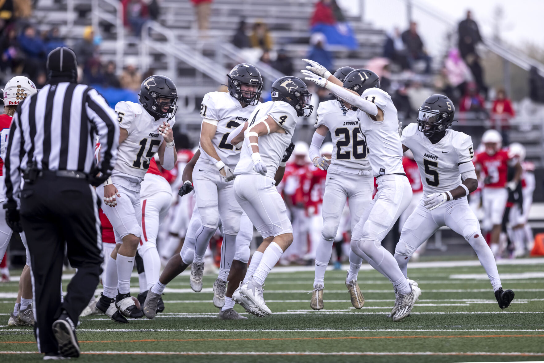 Football: Andover powers past Armstrong to earn trip first-ever state semifinal