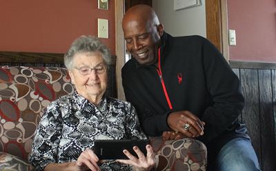 grandPad connects grandparents with family easily in a fun way