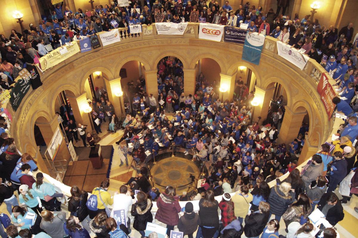 A Workforce Crisis Hundreds Rally At State Capitol In Support Of Suspect In Moa Incident Charged With Premeditated