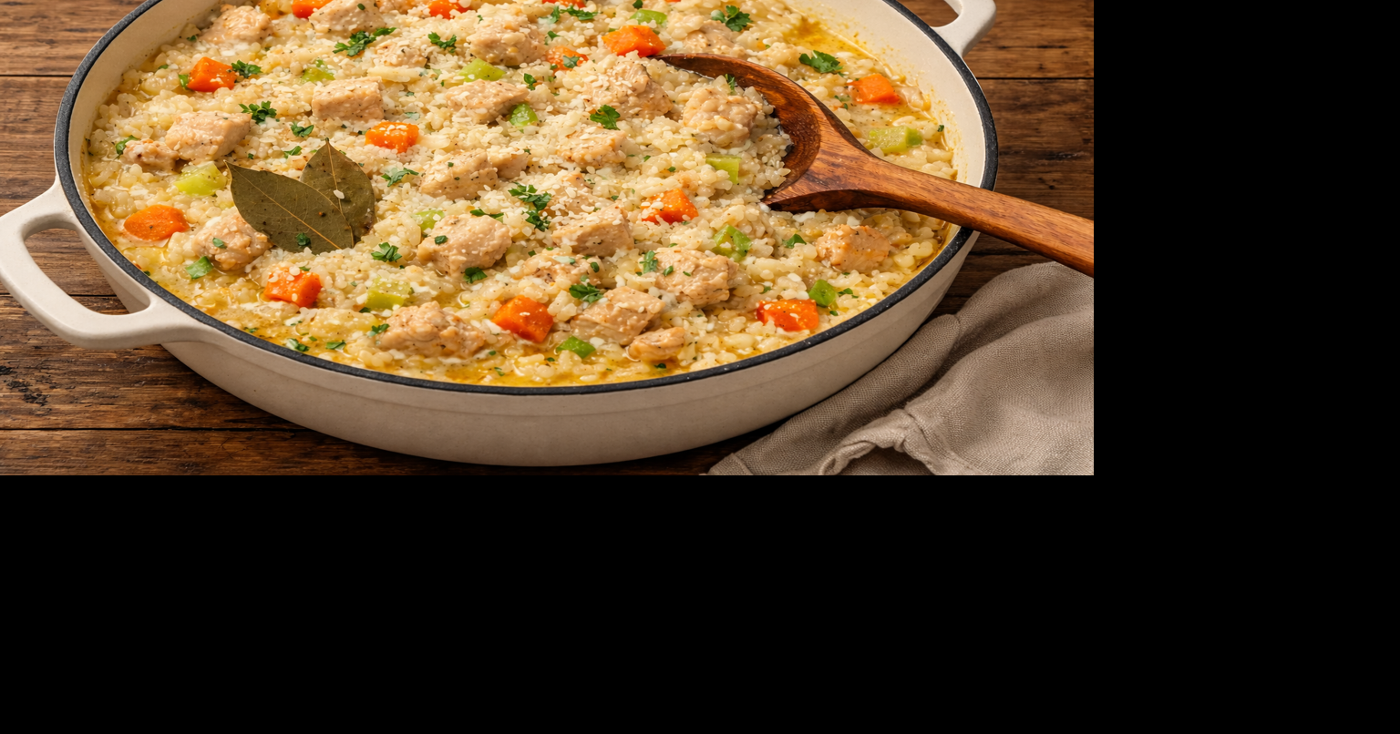 Comfort yourself with creamy chicken risotto | Monticello Times ...