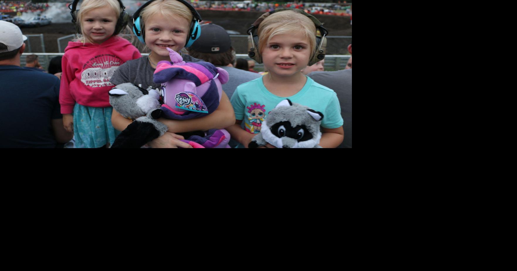 Dirt flying Demo Derby at Dakota County Fair Free