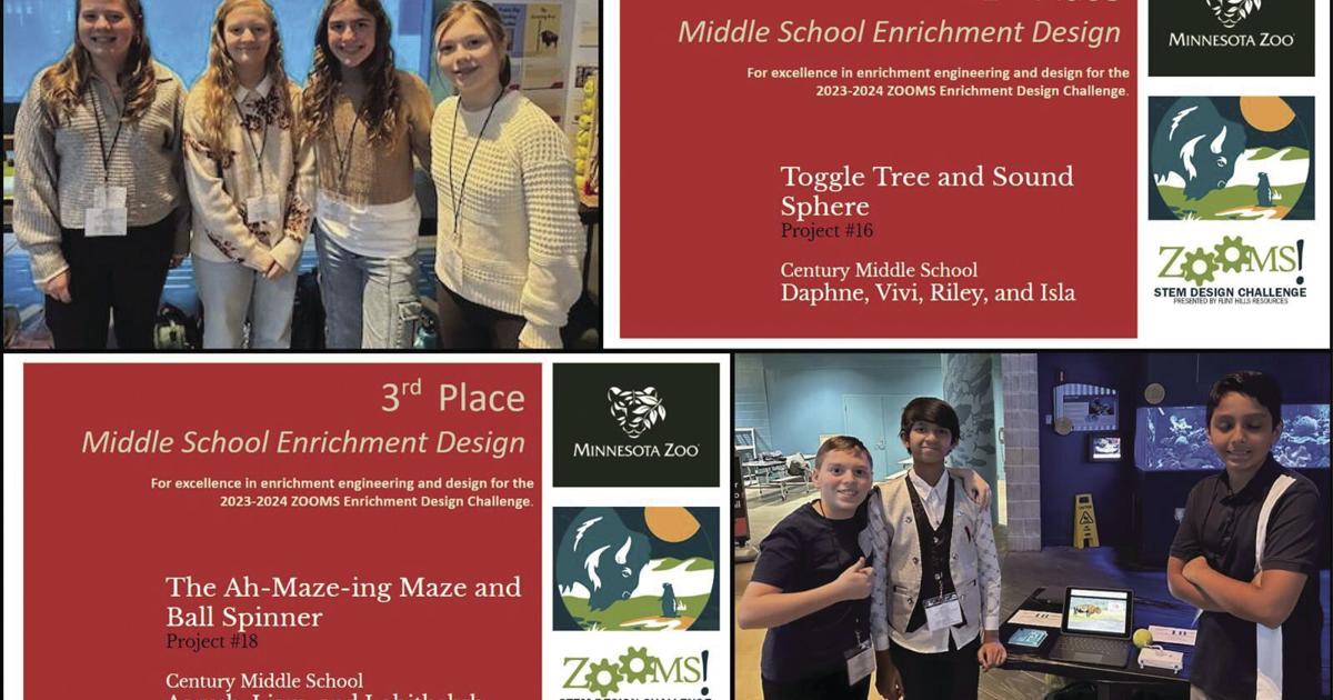 Century Middle School students win top honors at the Minnesota Zoo’s ...