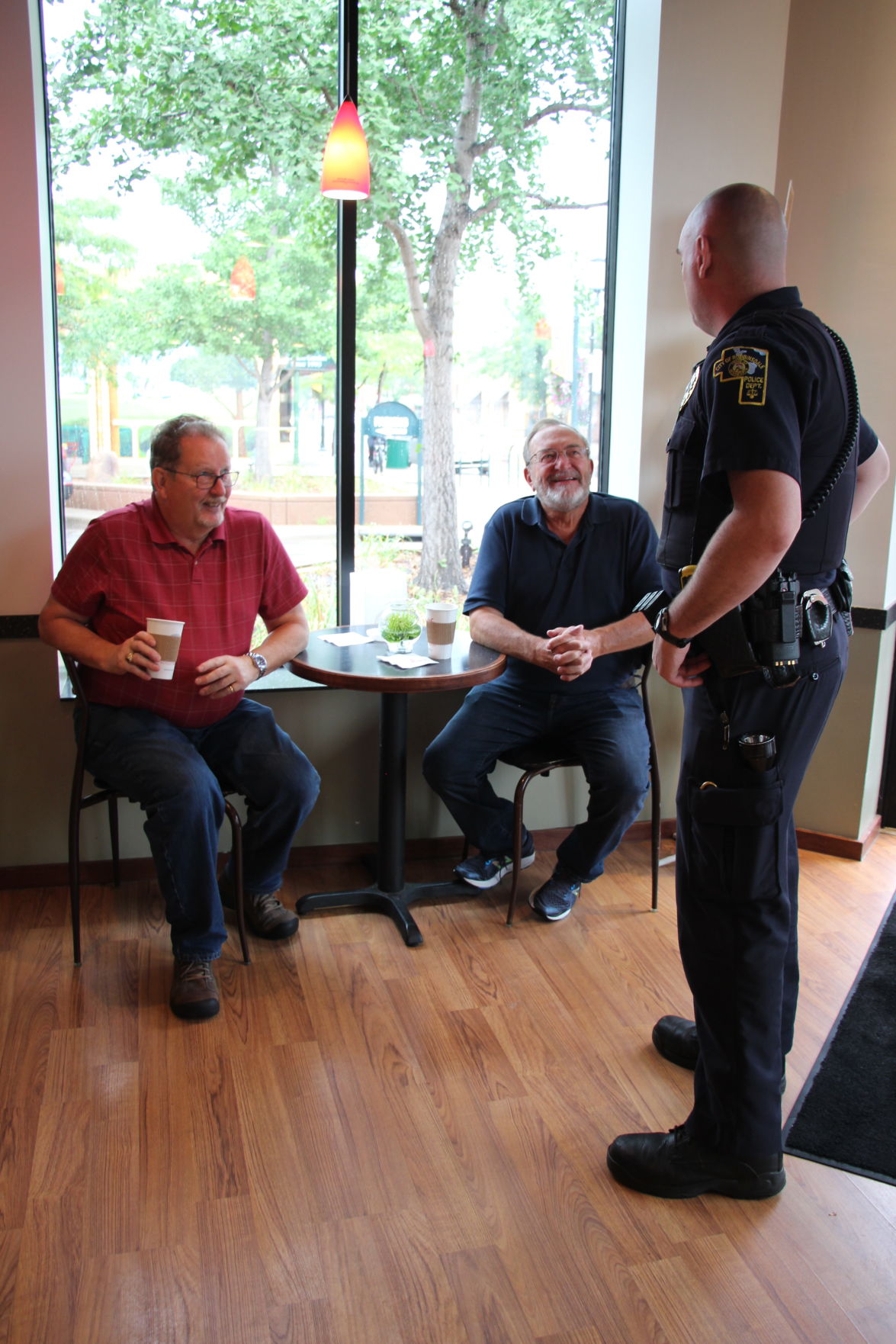 PHOTOS: Coffee with a Cop at Wuollet Bakery | Crystal/Robbinsdale |  hometownsource.com
