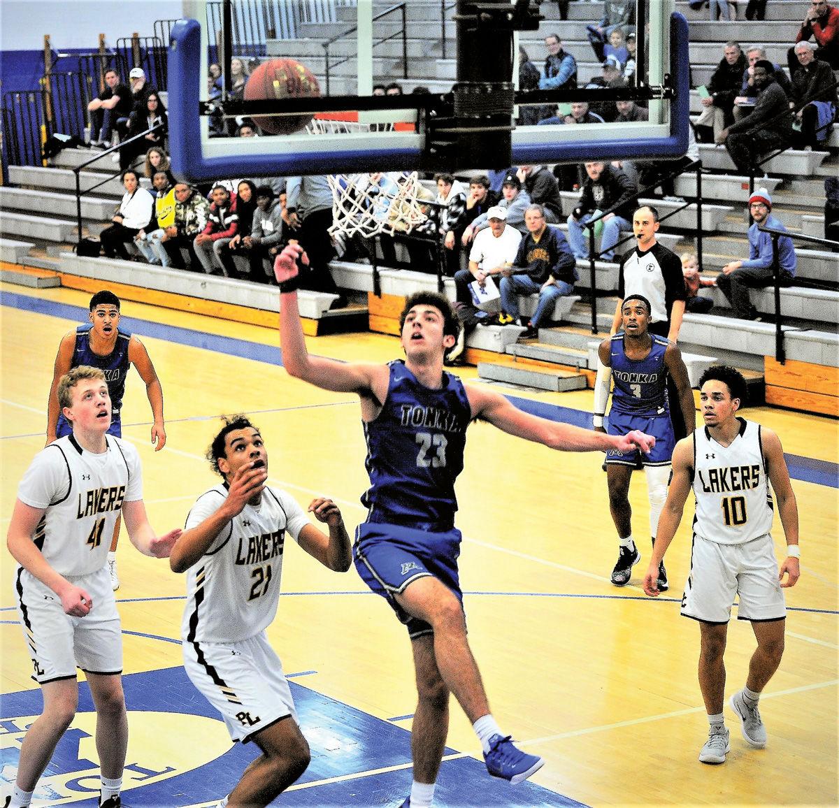 Basketball Wild Night Ends With Lakers Win Over Minnetonka Boys
