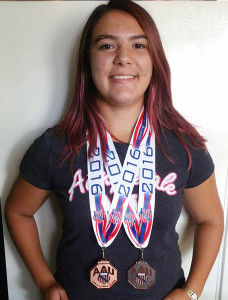 Beth-el Algarin takes home pair of medals at national track and field competition