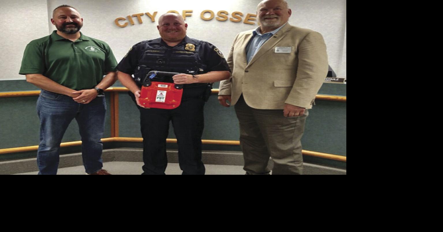 Masons donate fire suppression tool to Osseo Police Department Local