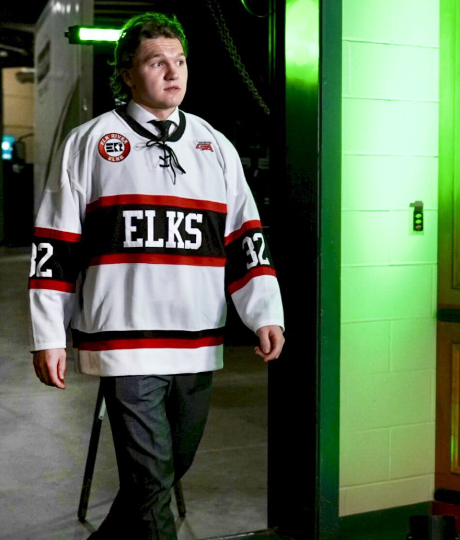 Wild players sport Elks jerseys before game Elk River Star News