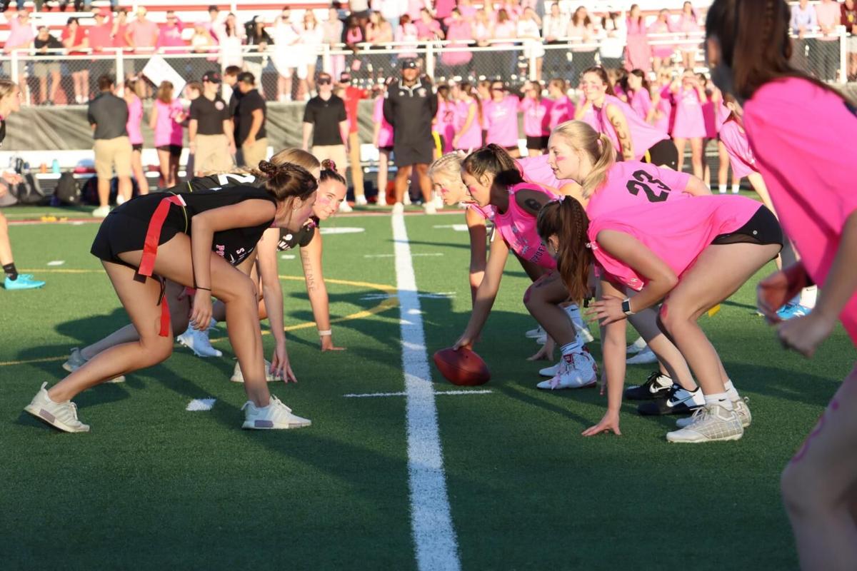 Juniors win annual Powder Puff football exhibition Free