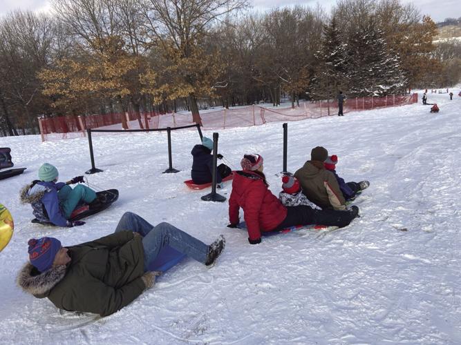 PHOTOS Sledding at Staring Lake Park Eden Prairie