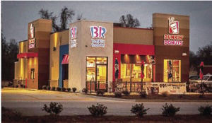 Dunkin doughnuts store baskin robbins