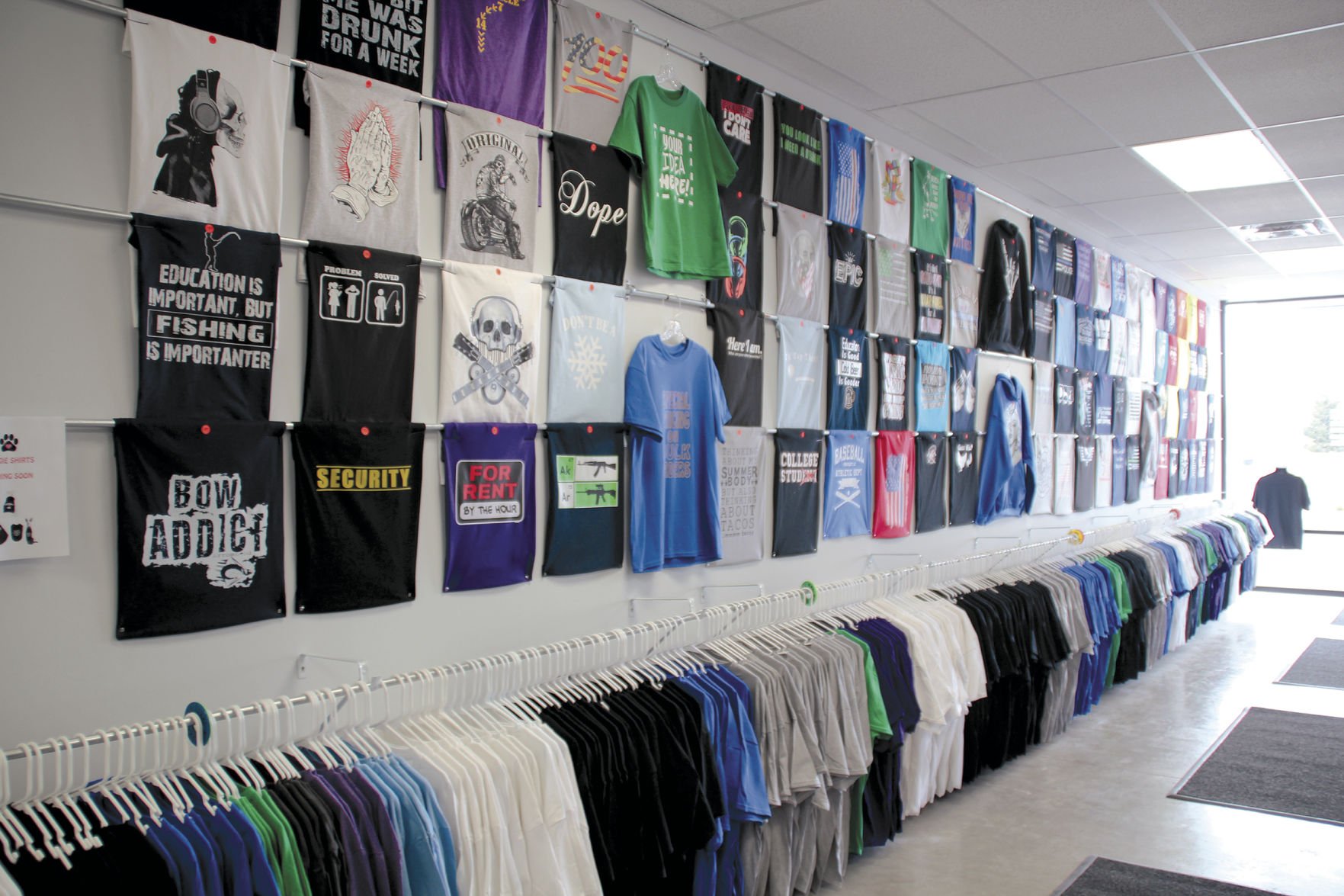 t shirt design store near me
