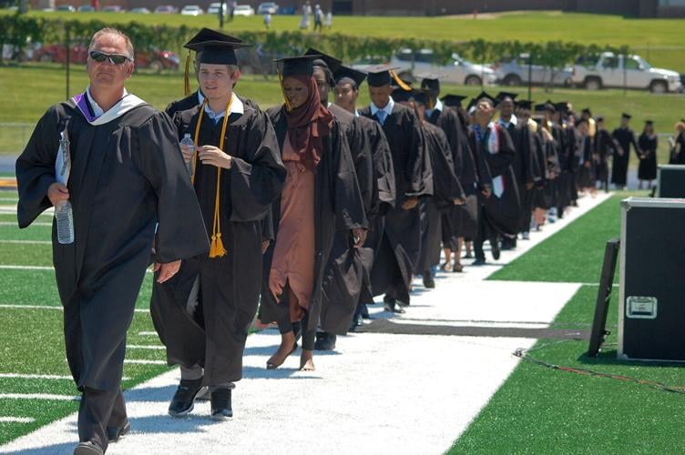 A convocation of graduating Apple Valley High School Eagles Free